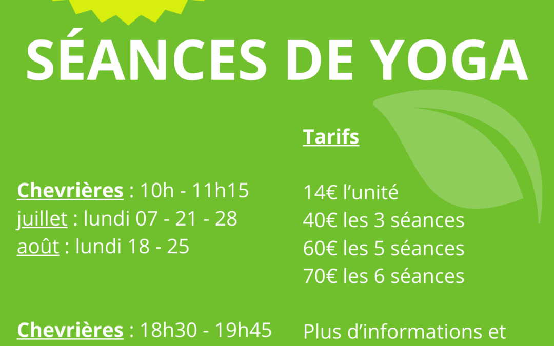 Séances de yoga